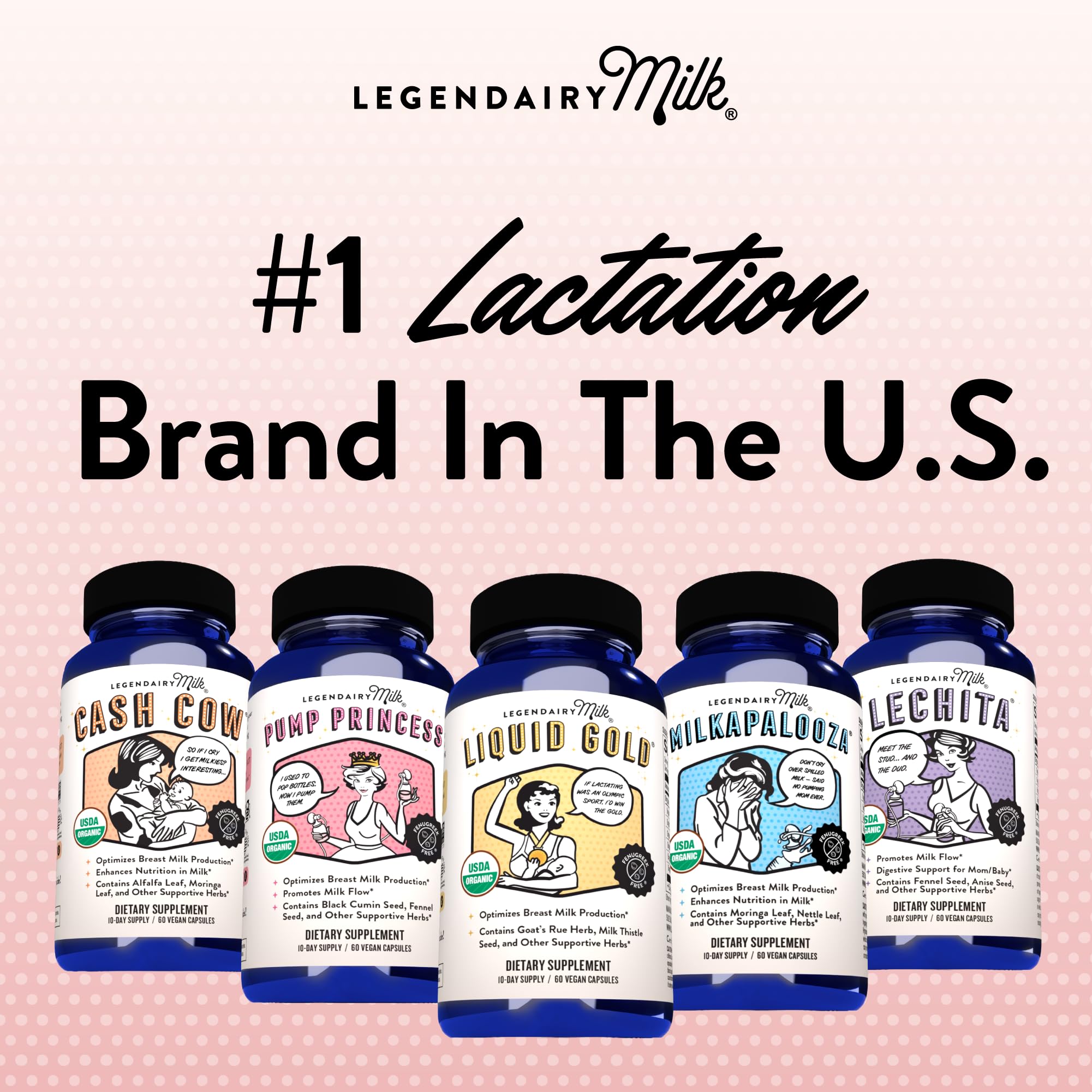 Amazon.com: Legendairy Milk Milkapalooza Lactation Supplement for